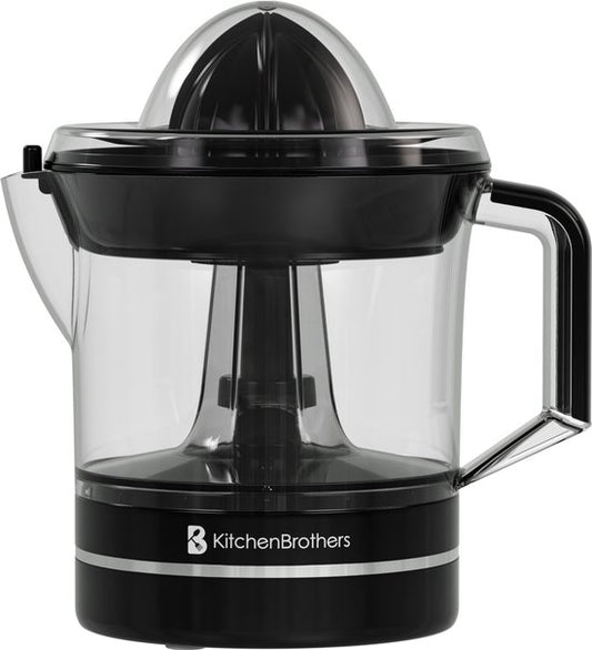 KitchenBrothers Zitruspresse - Kompakt - Manuell - 0.7L - Schwarz