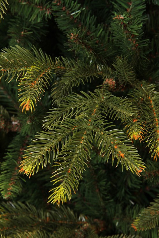 Black Box Trees Frasier Kunstbaum – Weihnachtsbaum mit verspielter, natürlicher Form – PE-Nadeln und Scharnierkonstruktion – Weihnachtsdekoration für den Innenbereich – H 155 x T 109 cm – Grün