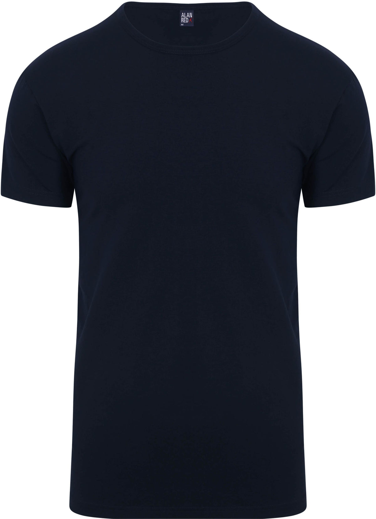 Alan Red - S - Ottawa T-Shirt im Doppelpack - Stretch - Herren - Navy