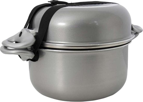 Gimex Kochgeschirrset – Induktion – Silber – 8-teilig