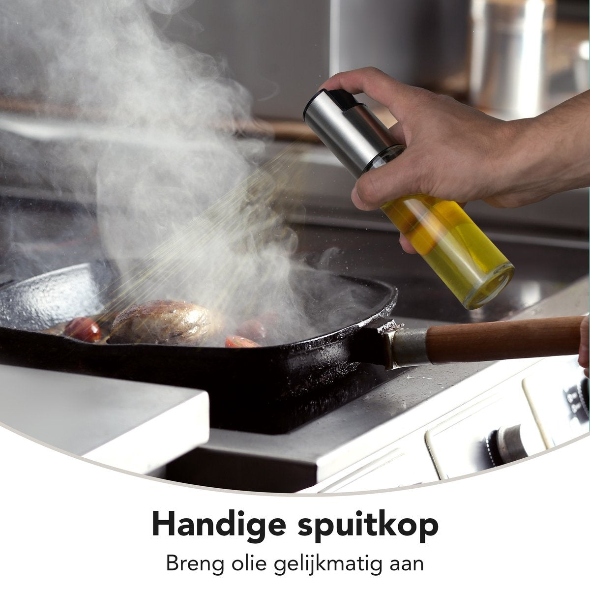 NimmaÂ® Olivenölzerstäuber 100ml - Backspray - Kochspray - Glasölflasche - Diffusorflasche - Glas