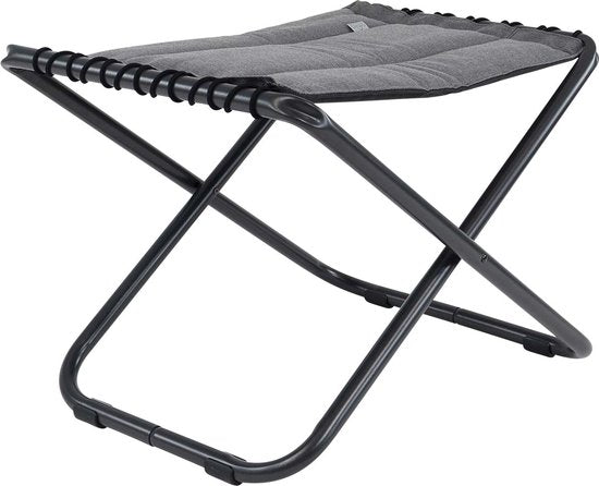 Crespo – Fußhocker für Liege – AP/306 – Tex-Comfort – Hellgrau