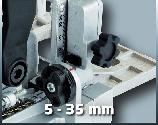 Einhell Lamellendübelbohrer TC-BJ 900 – 860 W – 11.000 U/min – Ø 100 × 22 × 3,8 mm – Max. Frästiefe: 14 mm – Winkelverstellung: 0°–90° – inkl. Staubbeutel