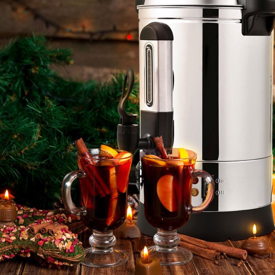 Edelstahl Glühweinkoker / Glühweinketel Teramo - 7 Liter - 1500 Watt