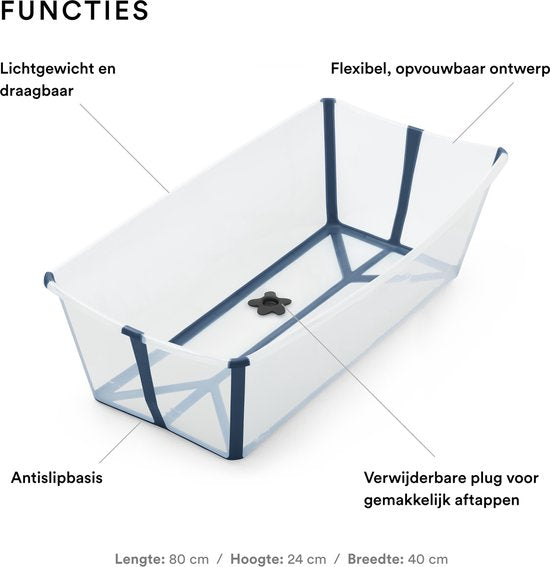 Stokke Flexi Bath Babybadewanne – XL – Blau