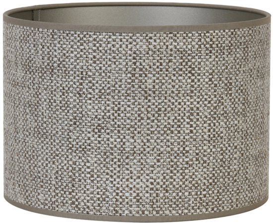 Licht & Wohnen - Lampenschirm SAVERNA - Ø35x30cm - Braun