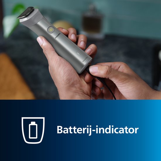 Philips All-in-One-Trimmer Serie 5000 - Mit 12 Aufsätzen - 11 Längeneinstellungen - Silber