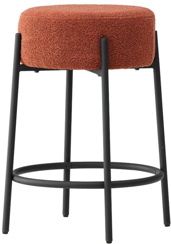 Tucson Barhocker Bouclé rot