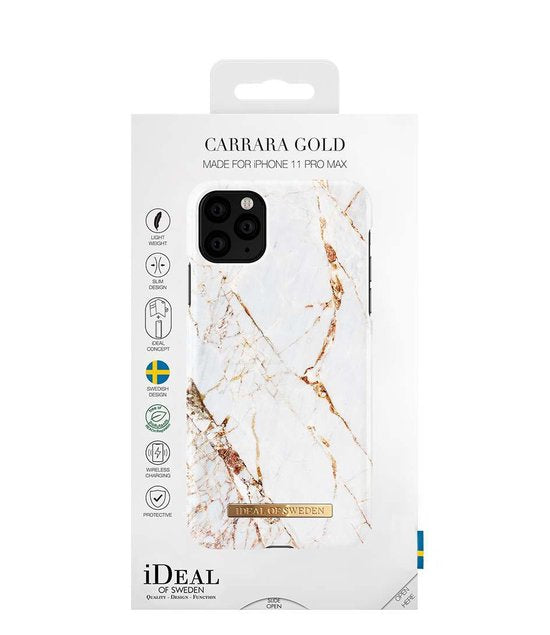 iDeal of Sweden iPhone 11 Pro Max Case - Carrara Gold - Kunststoff - Apple iPhone 11 Pro Max - Marmor - Rückwand
