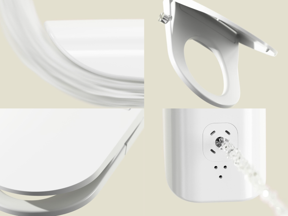 Laufen Cleanet Sit Pro Luxe Elektronische Toilettenbrille Weiß - Sitzheizung - UV-Desinfektion - Fönfunktion - Untertischanschluss