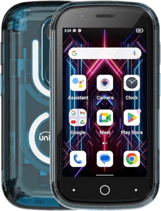 Unihertz Jelly Star 7,62 cm (3") Dual-SIM Android 13 4G USB Typ C 8 GB 256 GB 2000 mAh Blau
