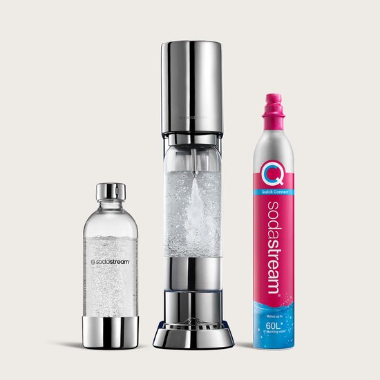 Sodastream Sprudelwassermaschine Enso aus Edelstahl