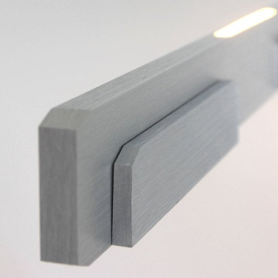 Hängeleuchte Bloc 3297ST aus Stahl, 171 cm, höhenverstellbar mit Kabelaufzug von Steinhauer, modernes Design, dimmbar mit externem Dimmer