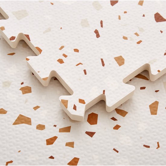 NilaFee™ – Spielmatte – Schaumstoff – Baby – Spielteppich – Krabbelmatte – 180 x 120 x 1,5 cm – Puzzlematte – Aufbewahrungstasche – Classic Sand