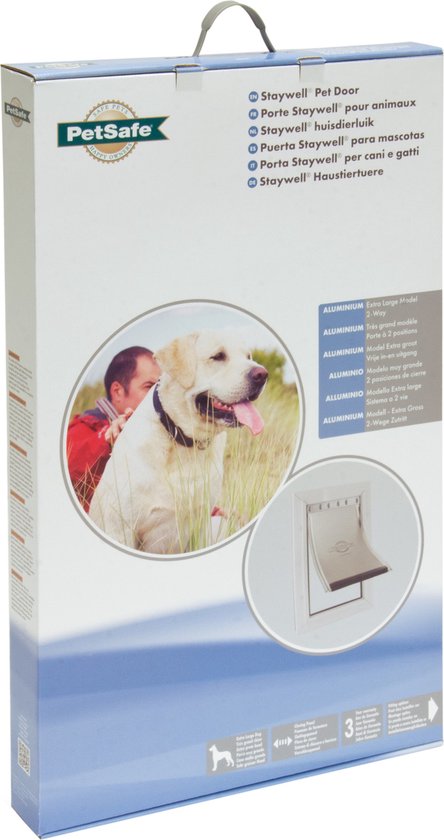 Petsafe 660 Hundeklappe – bis zu 100 kg – Aluminium