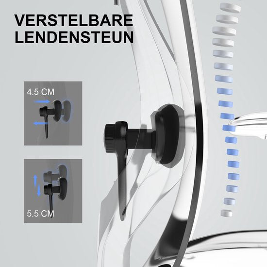 SIHOO M18 PRO Ergonomischer Bürostuhl – Verstellbare Lendenwirbelstütze – Atmungsaktives Netzgewebe – Schwarz