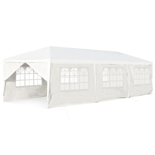 Coast Garten Pavillon 3x9m Party Zelt Garten Tat UV Schutz Zelt weiß