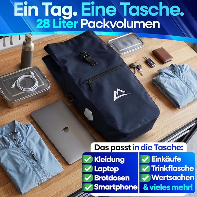 Nextcover Fahrradgepäckträger TPU (Blau)