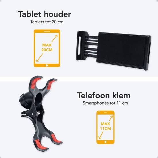 Studio Me Telefon- und Tabletstativ - 175 cm -  Schwarz