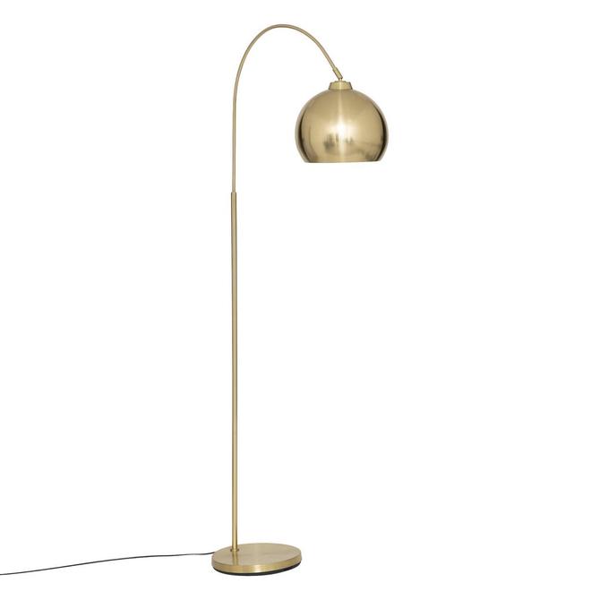 Atmosphera Floris Gebogene Bogenlampe Gold – Stehlampe H 177 cm