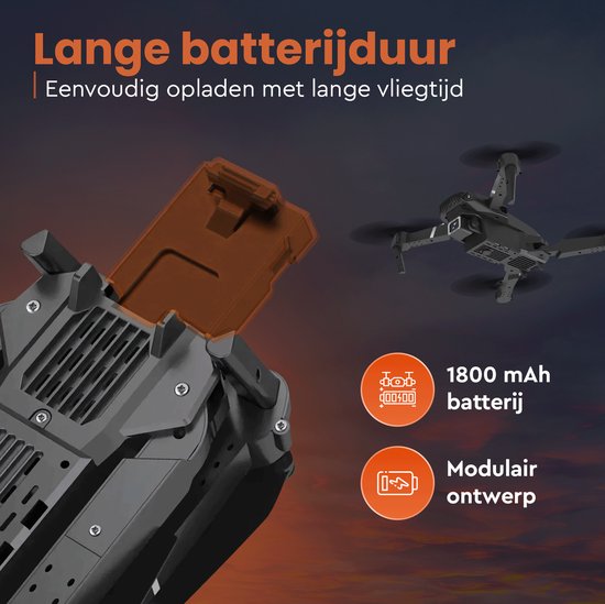 PuroTech Quad-Drohne 4K Kamera - Inklusive Tragetasche - 3 Batterien - 36 Minuten Flugzeit - Kein Flugschein erforderlich - Mini-Drohne - Erwachsene / Kinder - Indoor & Outdoor