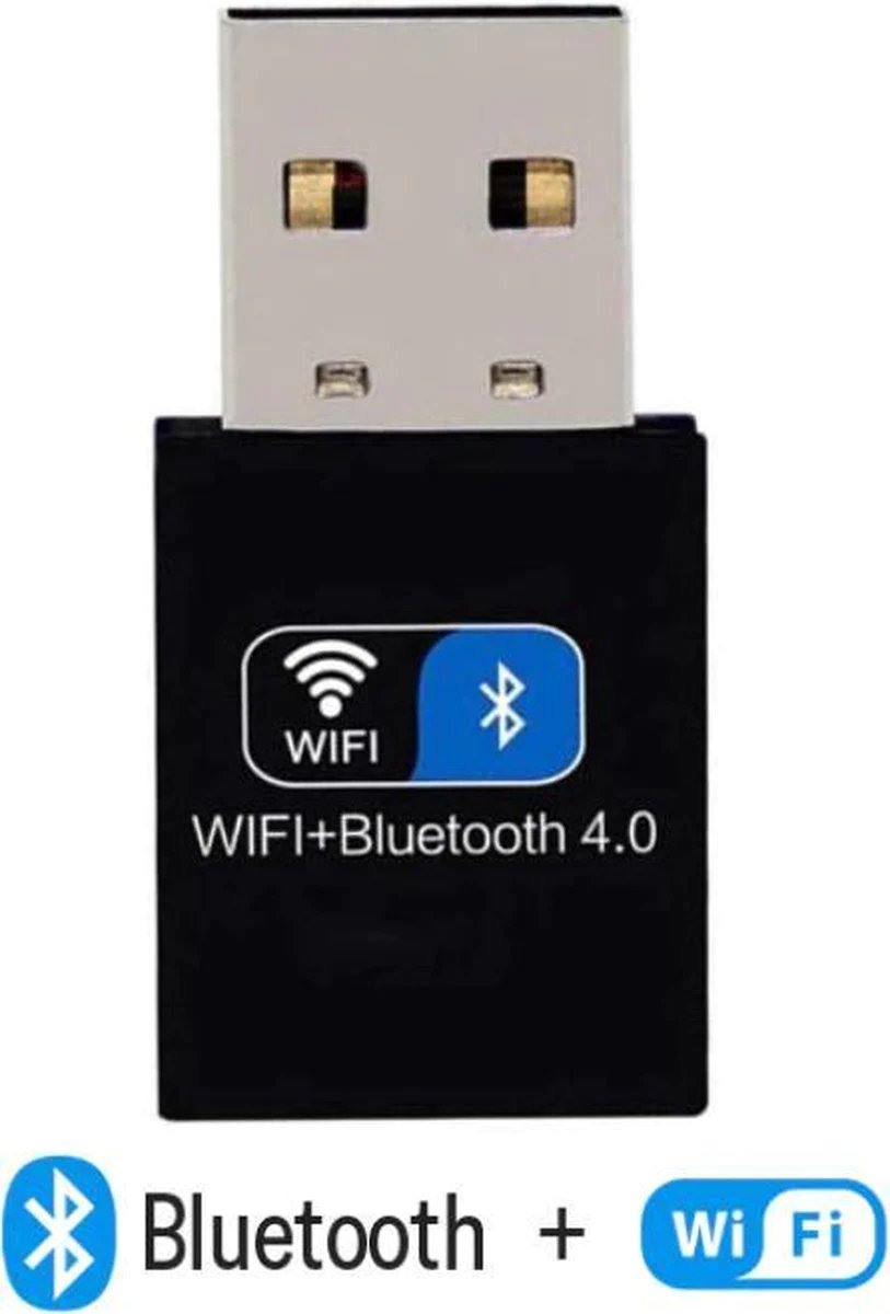 TechvavoÂ® Drahtloser USB WiFi Bluetooth Adapter - Drahtloser Dongle USB2.0 WiFi BT4.0 Adapter