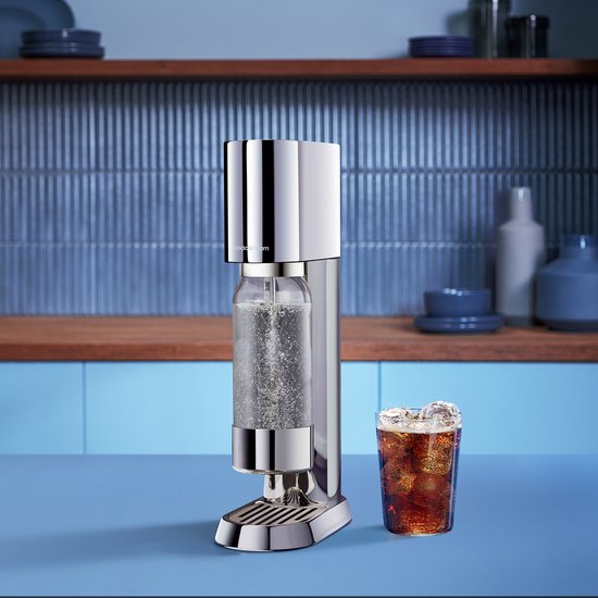 Sodastream Sprudelwassermaschine Enso aus Edelstahl