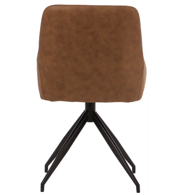 Dutchbone Esszimmerstuhl Laurel Champagne 60x51x85 cm - Drehbar 360°