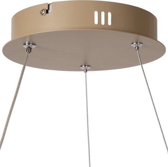 Lucide ESPIRAL – Hängeleuchte – LED, dimmbar – CCT – 1×40 W, 2700 K/4000 K – Taupe – Essential