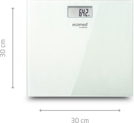 ecomed by Medisana PS-72E V2 Digitale Personenwaage Wägebereich (max.): 150 kg Weiß