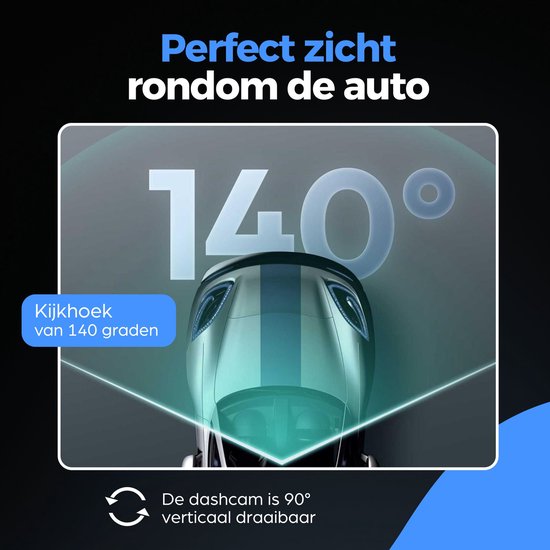 Botslab HK30 Pro 2K WLAN-Dashcam – 2K-Auflösung – WLAN mit App – 140-Grad-Blickwinkel – Parkmodus – Dashcam für das Auto