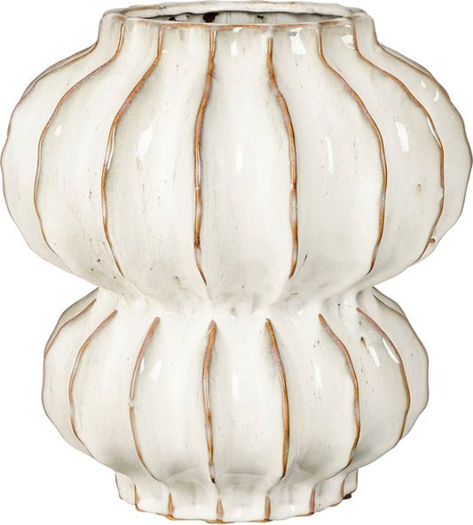 Mica Decorations Altea Vase - H35 x Ø33 cm - Keramik - Off White