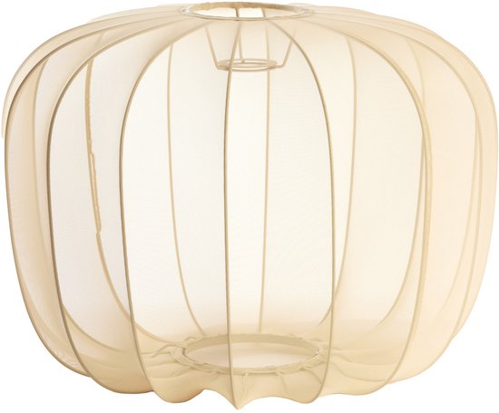 Light & Living – Lampenschirm – Plumeria – beige – Stoff – Ø 50 cm – E27 – 2981627