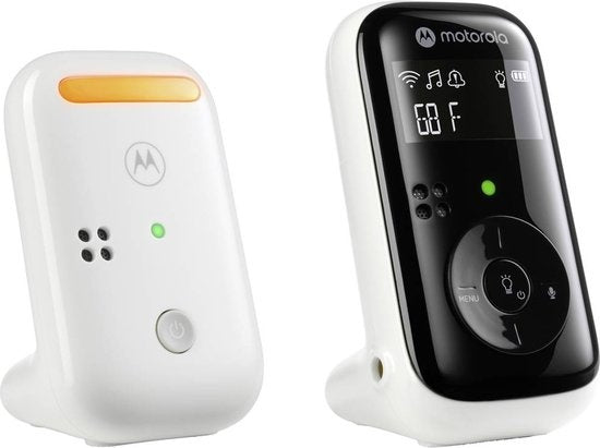 Motorola Babyphone PIP11 - 300 M - Zwei-Wege-Kommunikation - Nachtlicht und Wiegenlieder - Weiß