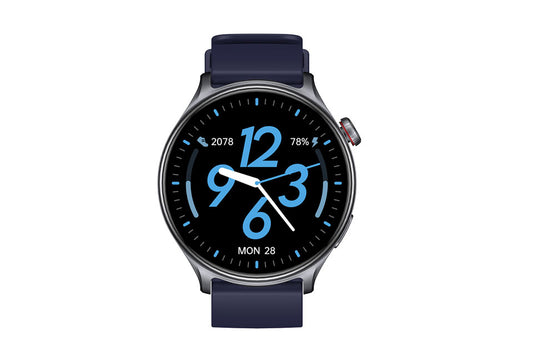 Vlectro Smartwatch R01.0 Runde Bluetooth Smartwatch - 1,46 Zoll - HD - Blau