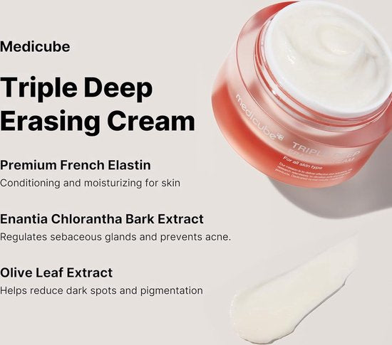 Medicube – Triple Collagen Cream 4.0 – Für alle Hauttypen – 50 ml – Koreanische Hautpflege