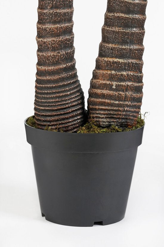 Mica Decorations große Cycas-Palme als Kunstpflanze – grün – H 150 x T 95 cm – Spitzenqualität