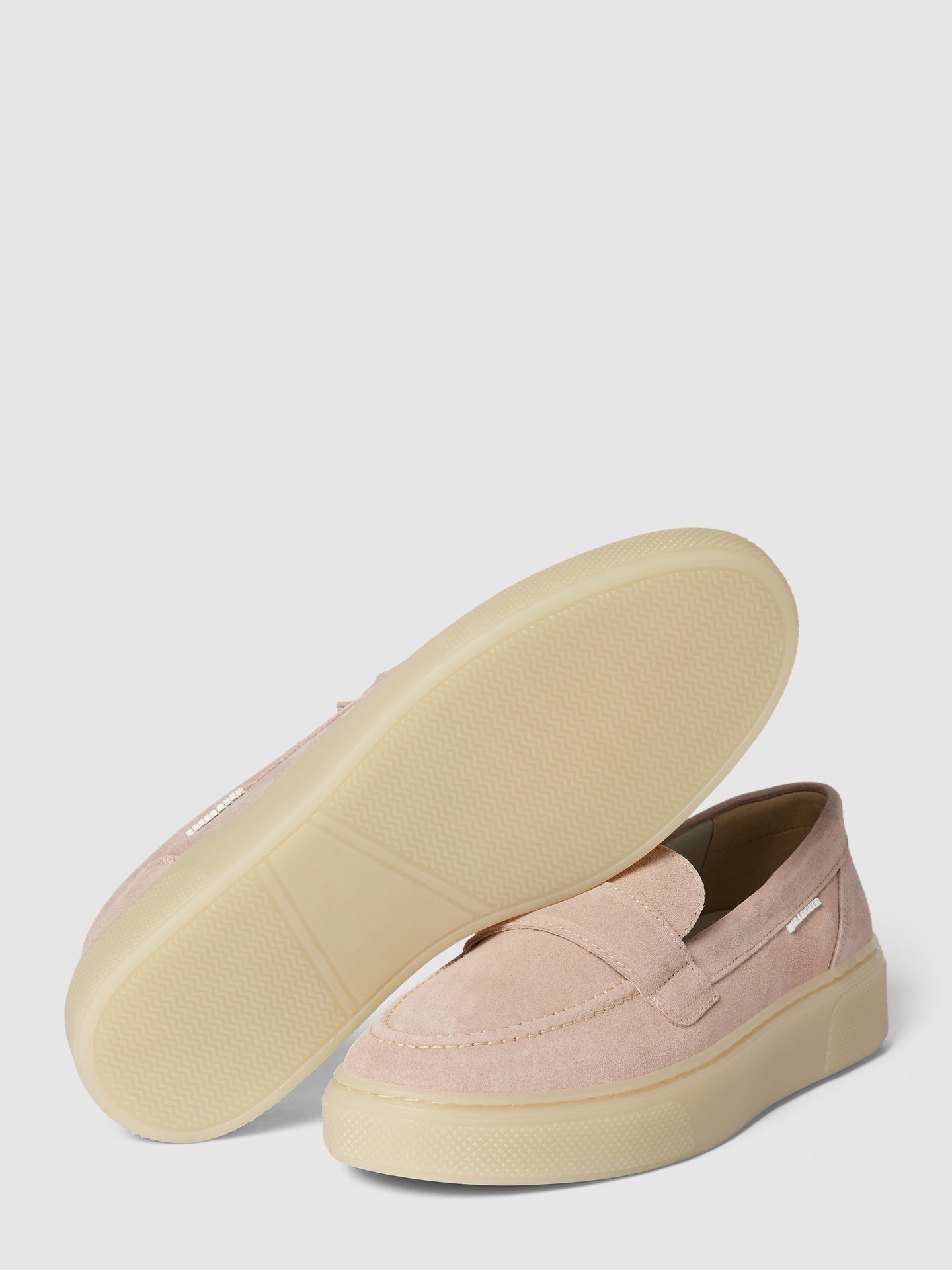 Bullboxer Damen Loafers - Herausnehmbare Einlegesohle - Slip On - Größe 38 - Hellrosa