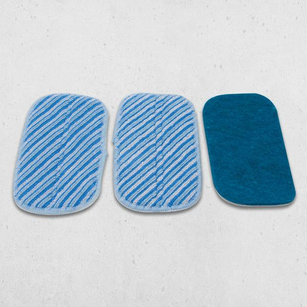 Livington MultiScrubber-Pads – 3-teilig – Mikrofaser/Nylon