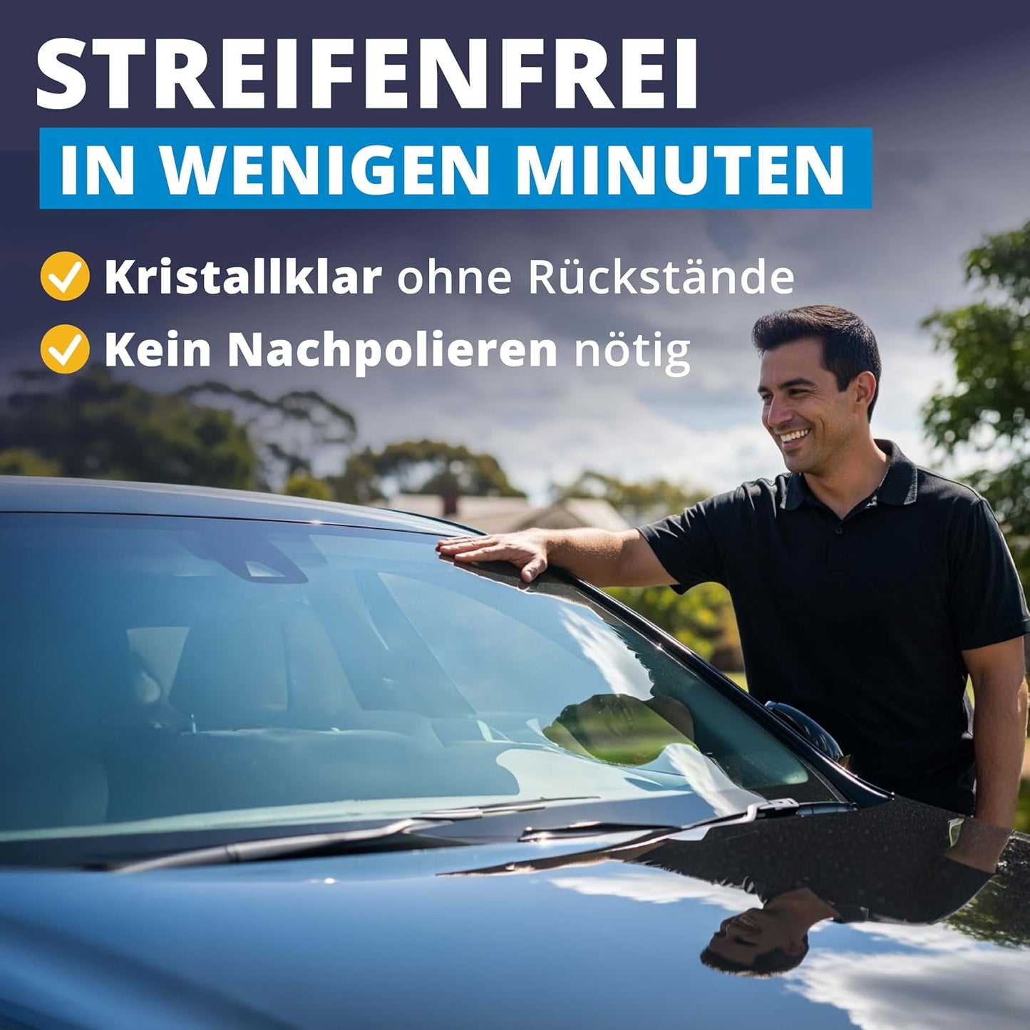 LICARGO Scheibenbeschichtung für Autos 250 ml – Extremes Abperleffekt für klare Sicht