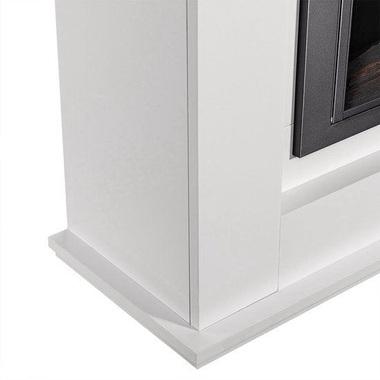 Elektroheizung - Rechteckig - 2000 Watt - Weiß - Feuereffekt