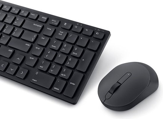 DELL Pro – kompakte, leise Tastatur und leise Maus – KM555 – Belgisch (AZERTY)
