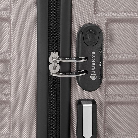 Hartschalenkoffer Set Rom - 3-teilig - ABS - Champagner