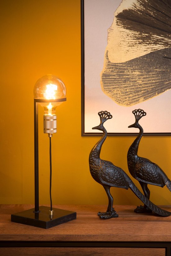 Lucide OTTELIEN – Tischlampe – 1xE27 – Schwarz