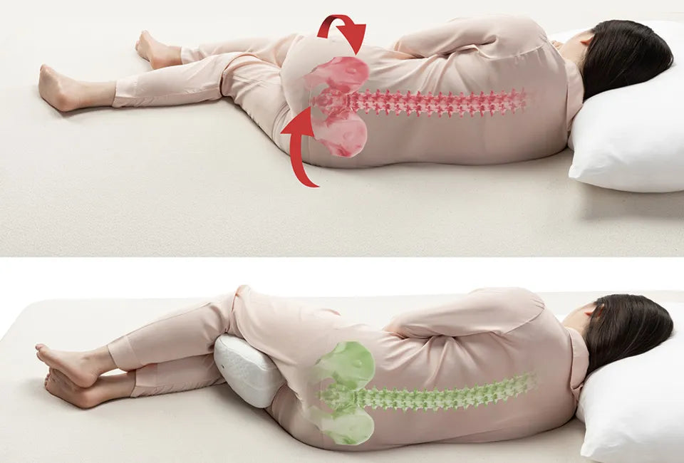 Wellhealth Memory Foam Side Sleeper 2.0 – ergonomisches Kniekissen – für eine bessere Schlafhaltung