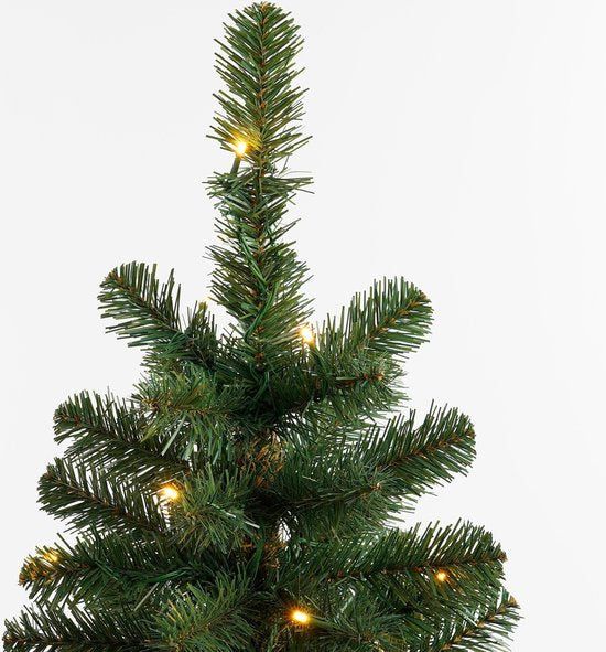 Black Box Trees Bedford Künstlicher Weihnachtsbaum mit LED-Lichtern - H185 x Ø110 cm - Grün