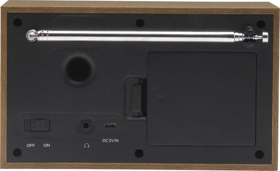 Denver - DAB46 - DAB Radio - mit UKW & DAB+ - LCD-Bildschirm - Weiß
