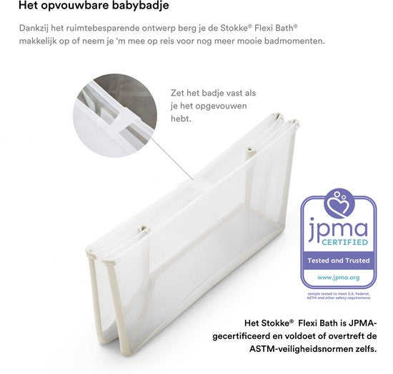 Stokke® Flexi Bath® XL + Badeeinsatz-Set | Sandy Beige
