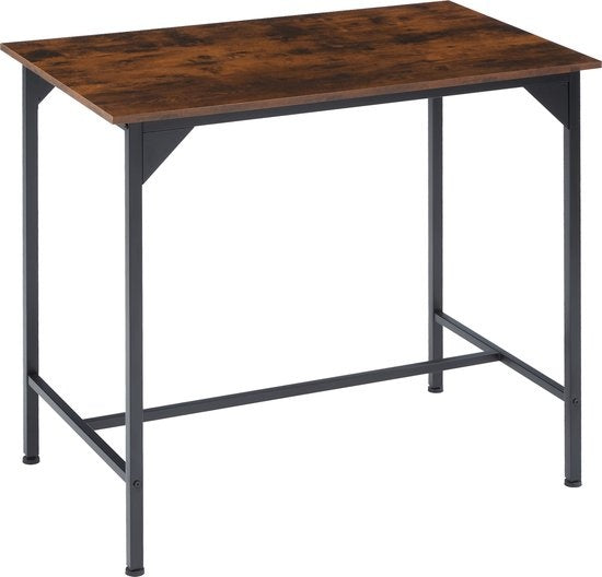 tectake - Bistrotisch-Set / Stehtisch-Set Edinburgh industrial dark - 404306