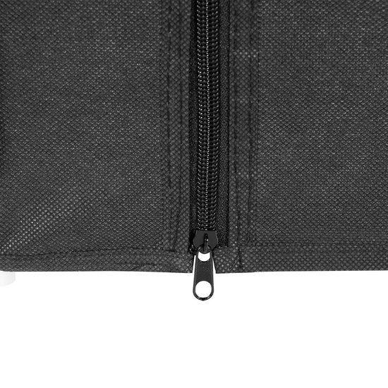 Schuhschrank / Schuhregal M - 9 Ebenen - Stoff - Schwarz - Inkl. Seitentaschen